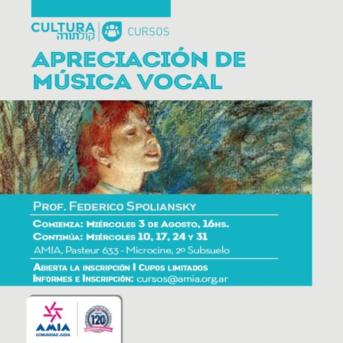 Música Vocal De Cámara -Federico Spoliansky-AMIA